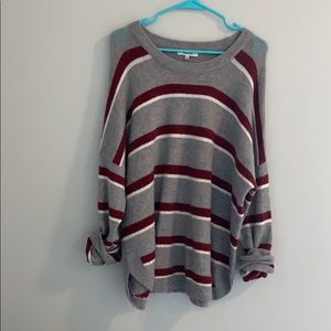 Madewell Westlake Cozy Striped Pullover Sweater
